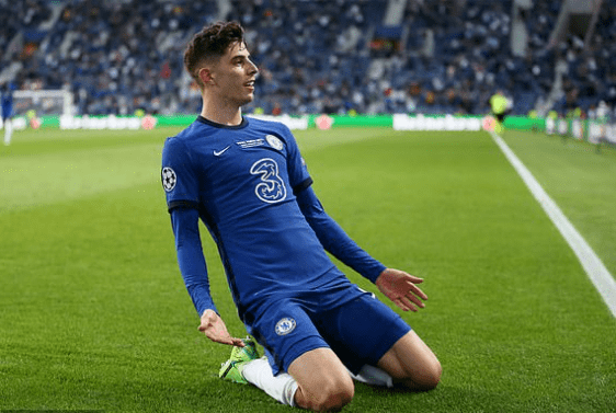 Kai Haverzt đi vào lịch sử Champion League khi ghi bàn vào lưới Man City trận chung kết C1 2020/2021
